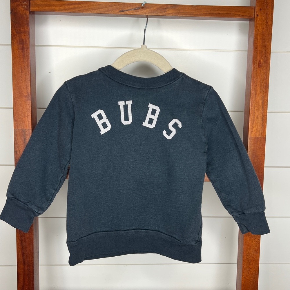 Ford & Wyatt: Charcoal Bubs back graphic sweatshirt